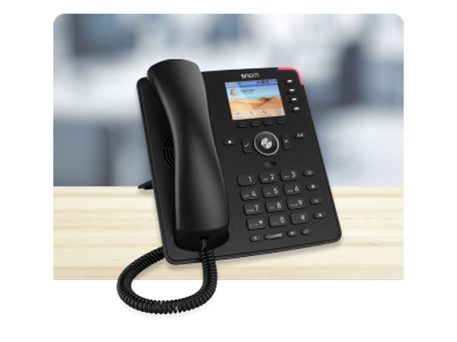 Snom D713 Desk Phone · Black