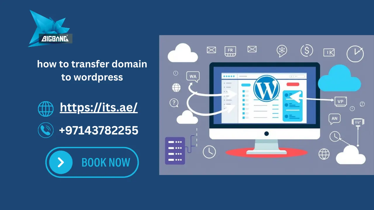 how to transfer domain to wordpress