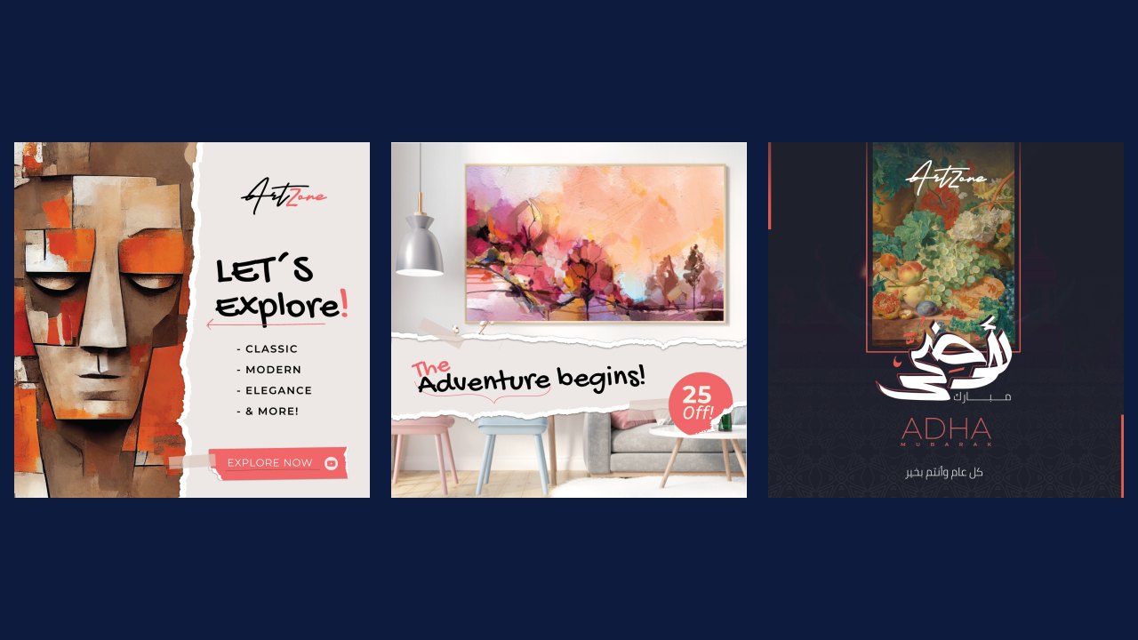 ArtZone — Social Campaign
