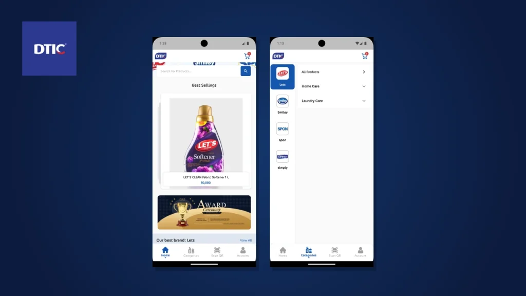 تطبيق DTIC للتسوّق