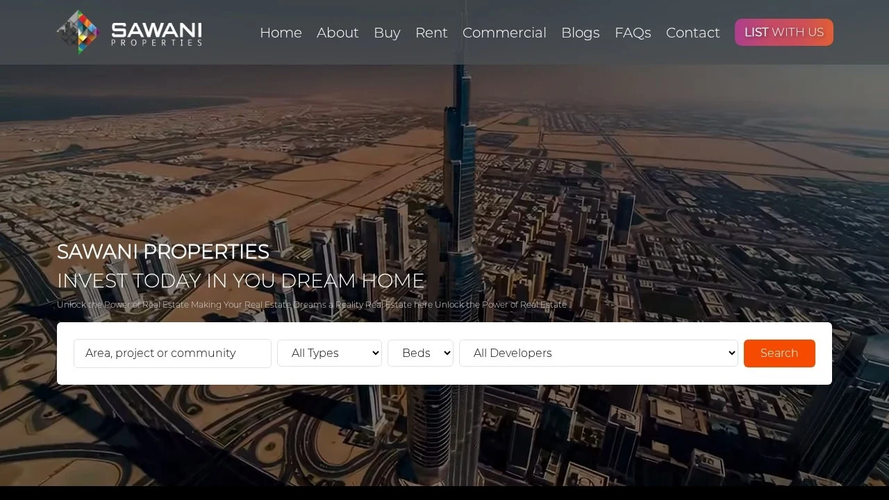 صواني العقارية — sawani.ae