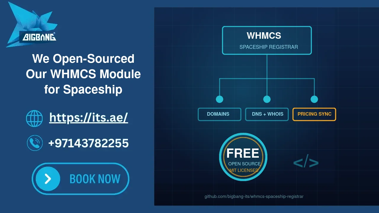 We Open-Sourced Our WHMCS Module for Spaceship Domains