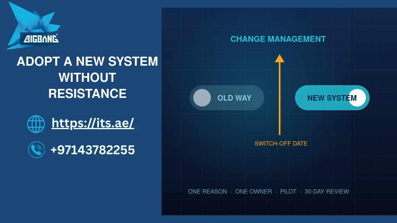 Adopting a New System Without Resistance: Change Management for ERP, CRM and Cloud Phones