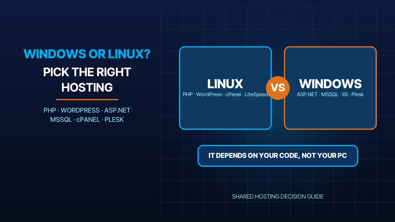 Windows or Linux Hosting? How to Choose the Right Host for Your Website